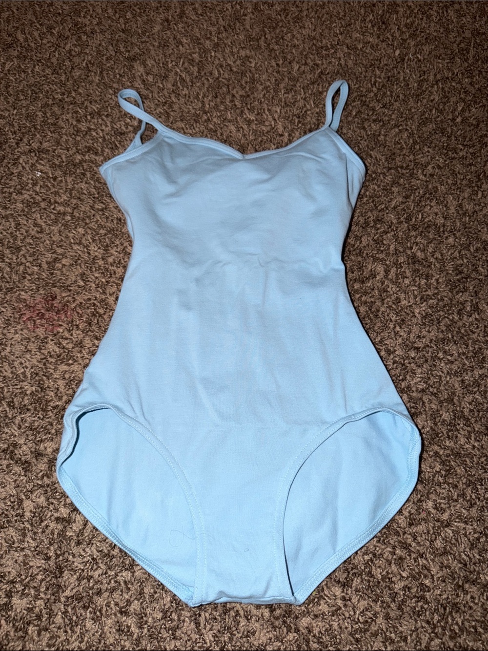 Capezio Light Blue V-Neck Camisole Leotard